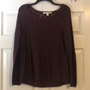 Burgundy Lauren Conrad Sweater